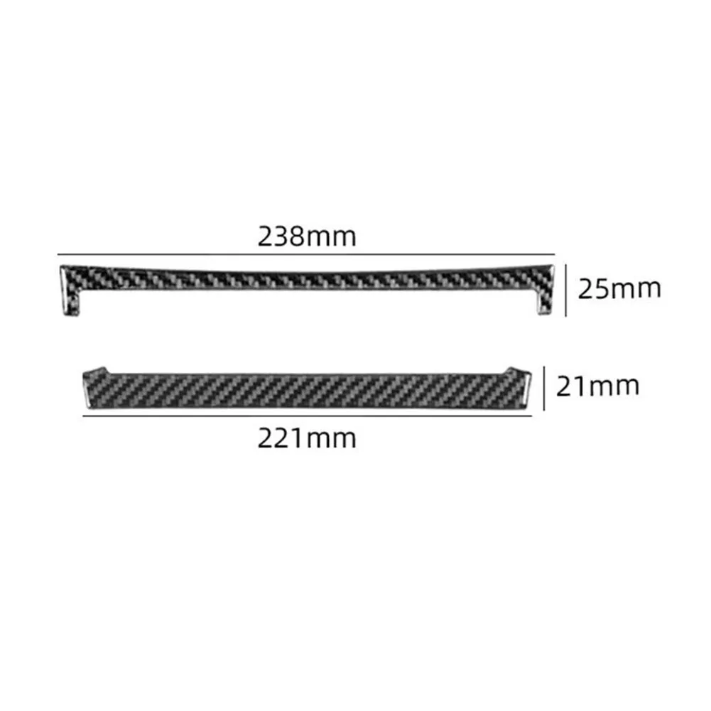 Climate Control Frame Cover Trim 2pcs Brand New Carbon Fiber Performance/Custom 2008-2013 Climate Control Frame