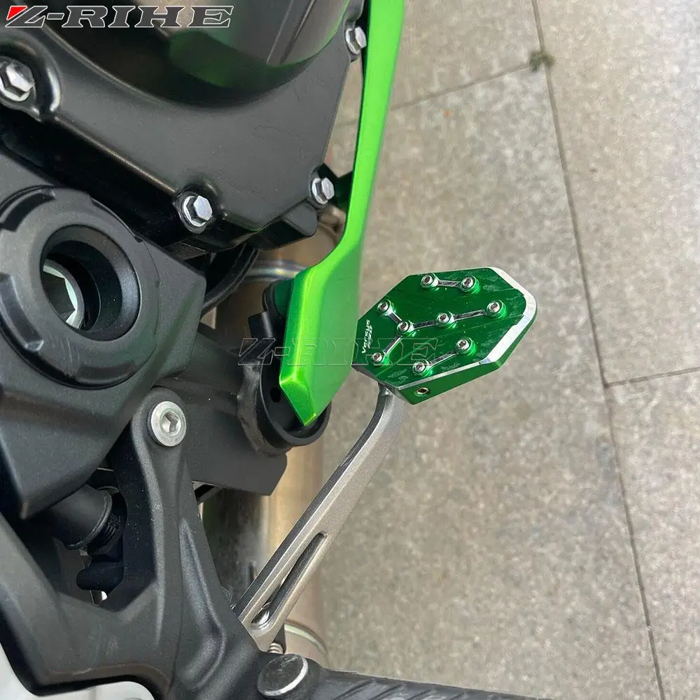 For Kawasaki VERSYS 650 Versys Versys650 2010 - 2022 2023 Motorcycle Kickstand Enlarger Side Stand Plate Extension Support Pad