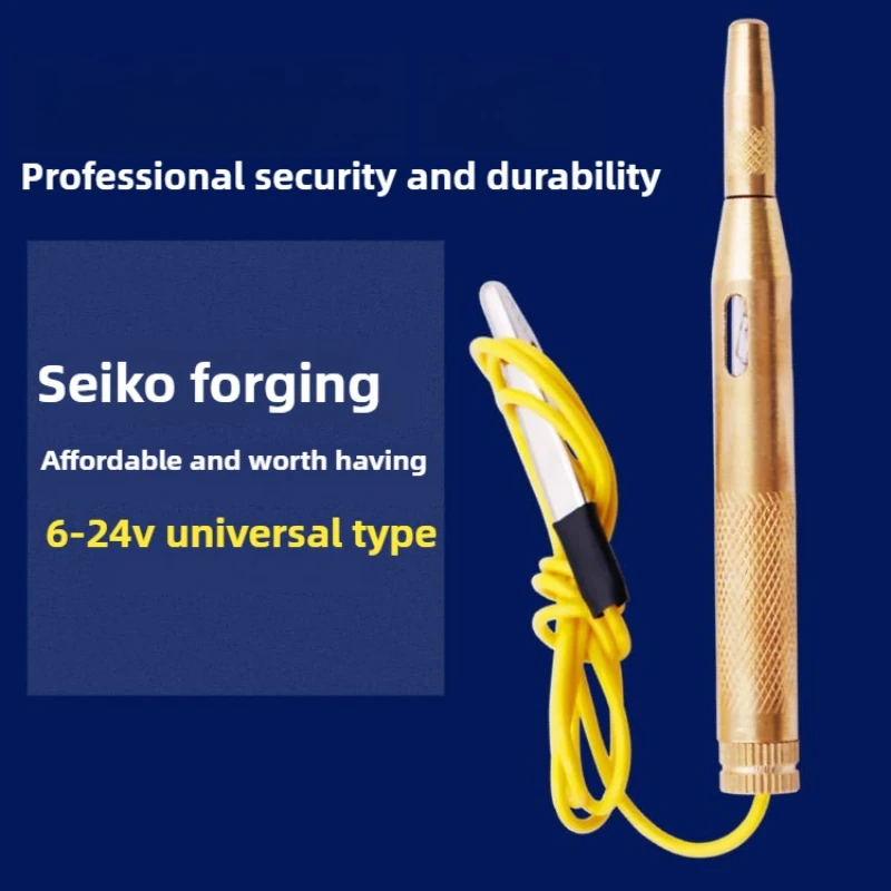 Practical New Test Pens Car Circuit Fuse Electrical Testers Voltage Tester 6V/12V/24V Probe Pen Pencil Test Light