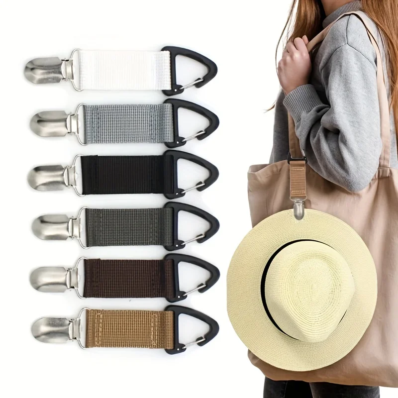 1pcs Multi-Purpose Travel Hat Clip - Convenient and Fashionable Straw.Baseball, and Sun Hat Clip for Easy Storage and Access