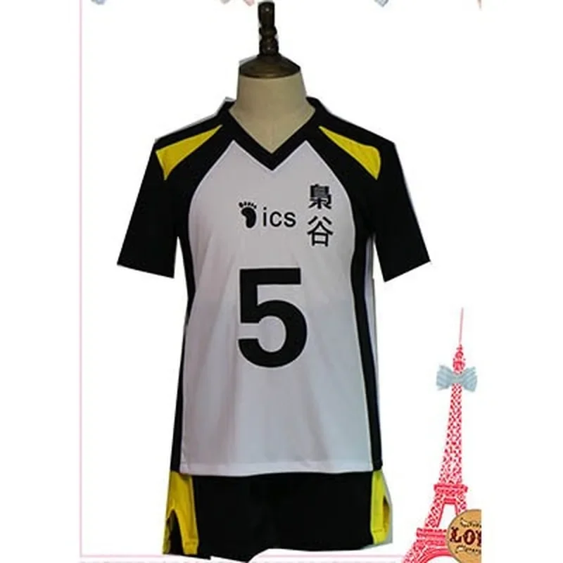 No.5 Akaashi Keiji No.4 Bokuto Koutarou uniforme da pallavolo Cosplay Haikyuu Fukurodani Academy Jersey squadra di pallavolo Top + pantaloncini