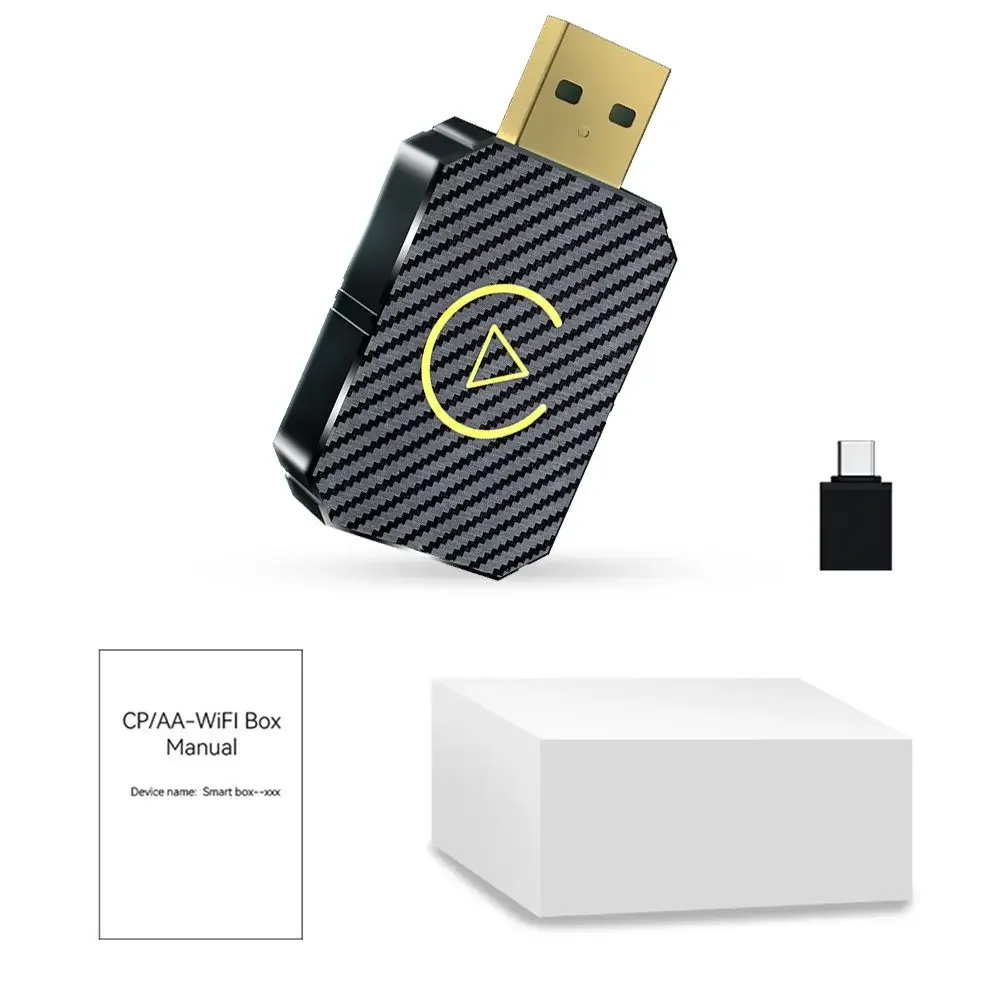 

NEW WirelessCarPlay Auto Adapter Wired To Wireless 2 In 1 Mini Car Ai Box For AudiToyotaVWPeugeotPlug And Paly