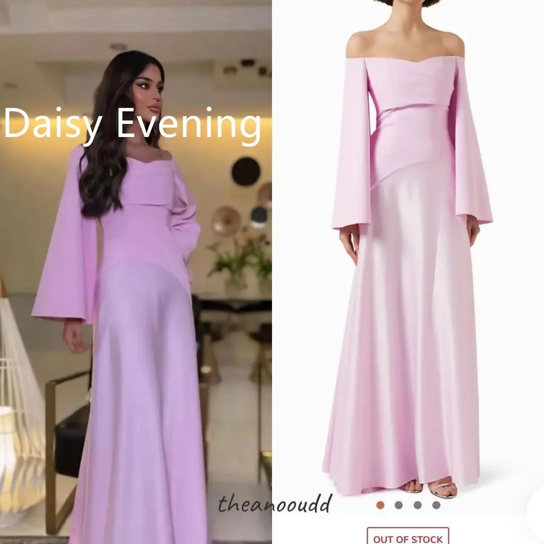 Vestidos de noche con hombros descubiertos para ocasiones formales, vestidos de graduación de Arabia Saudita, vestidos de fiesta de boda formales,