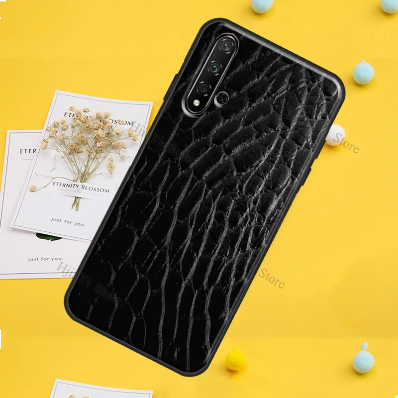 Snake Skin Case For Huawei P30 P20 P40 P60 Pro P Smart Nova 9 5T Honor Magic 5 Lite X8 X9a 50 70 Cover