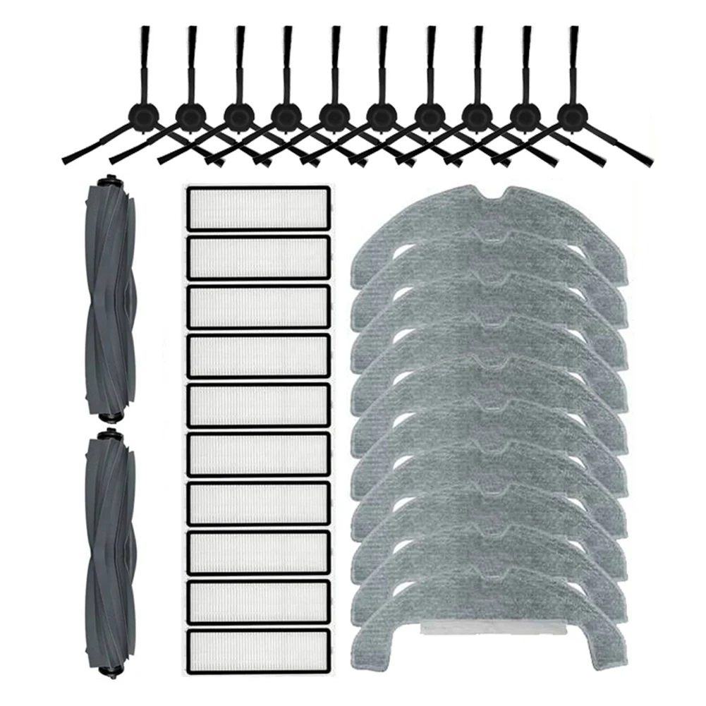 

Main Side Brush Hepa Filter Mop Cloth As Shown Plastic For Dreame D10S Plus Robot Vacuum Cleaner