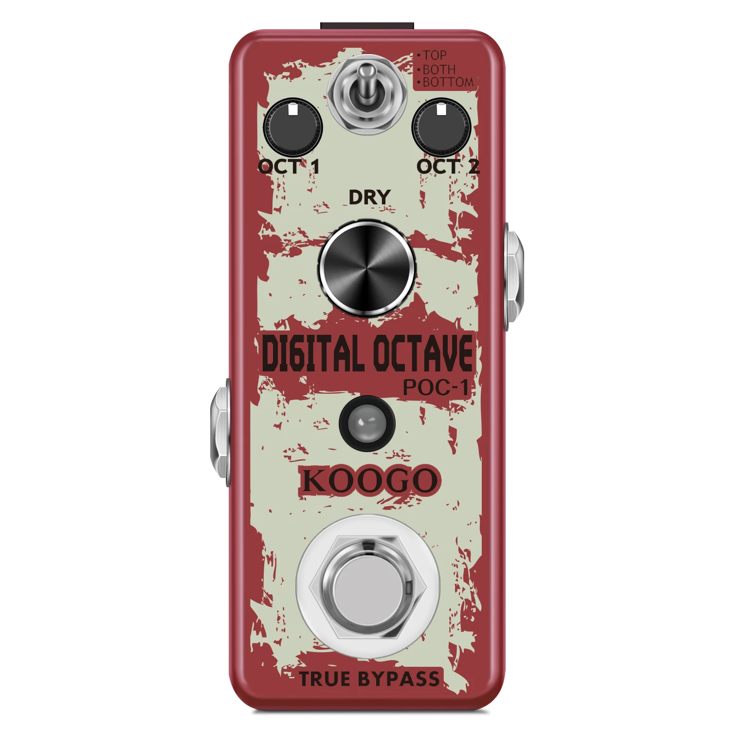 

Koogo LEF-3806 Pure Octpus Guitar Pedal Electric Guitars Digital Octave Pedals 11 Different Octaves Modes Precise Polyphonic Oct