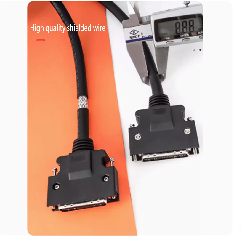 Imagem -04 - Mitsubishi Servo Cn1 Delta Scsi Terminal Block Linha de Conexão 50 Núcleo Pin p Adaptador Linha Yaskawa Panasonic Driver
