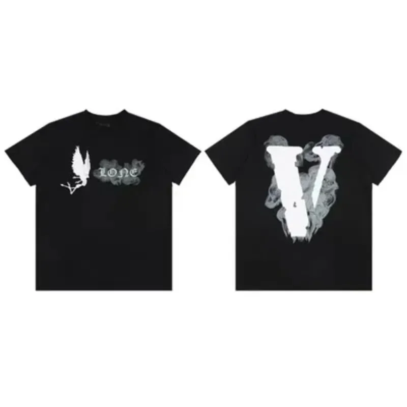 vlone short sleeve T-shirt men and women v country tide brand American high street retro half sleeve T-shirt summer clothes