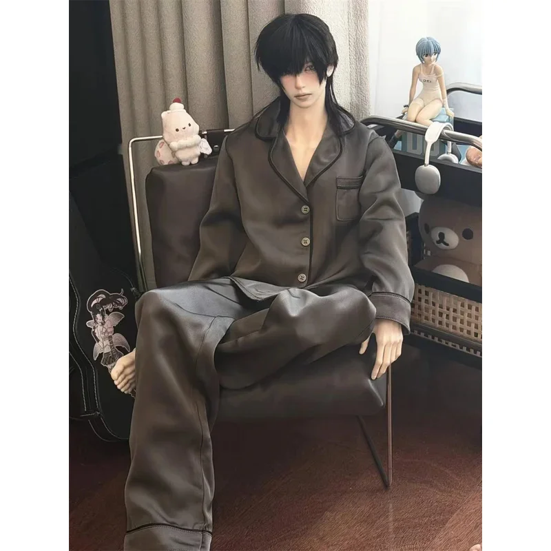 

Пижама ID75: универсальный, комфортный, разноцветный комплект для сна и отдыха, унисекс, с длинным рукавом, в наличии, одежда для кукол BJD, аксессуары для кукол