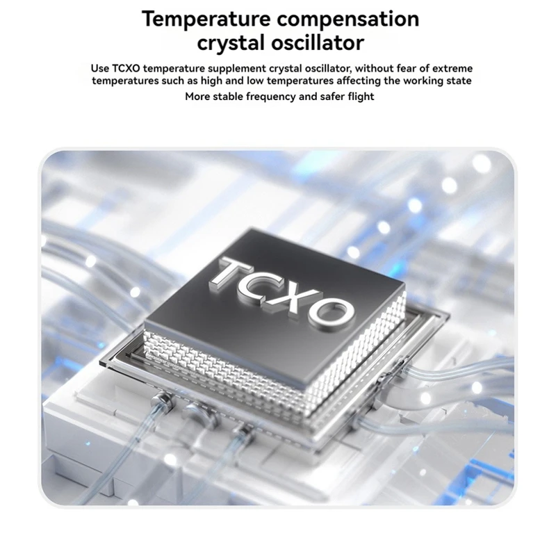 Untuk GEPRC ELRS DUAL Perluas Receiver RX 25-200Hz Built-In TCXO dengan antena ganda untuk FPV RC Drone