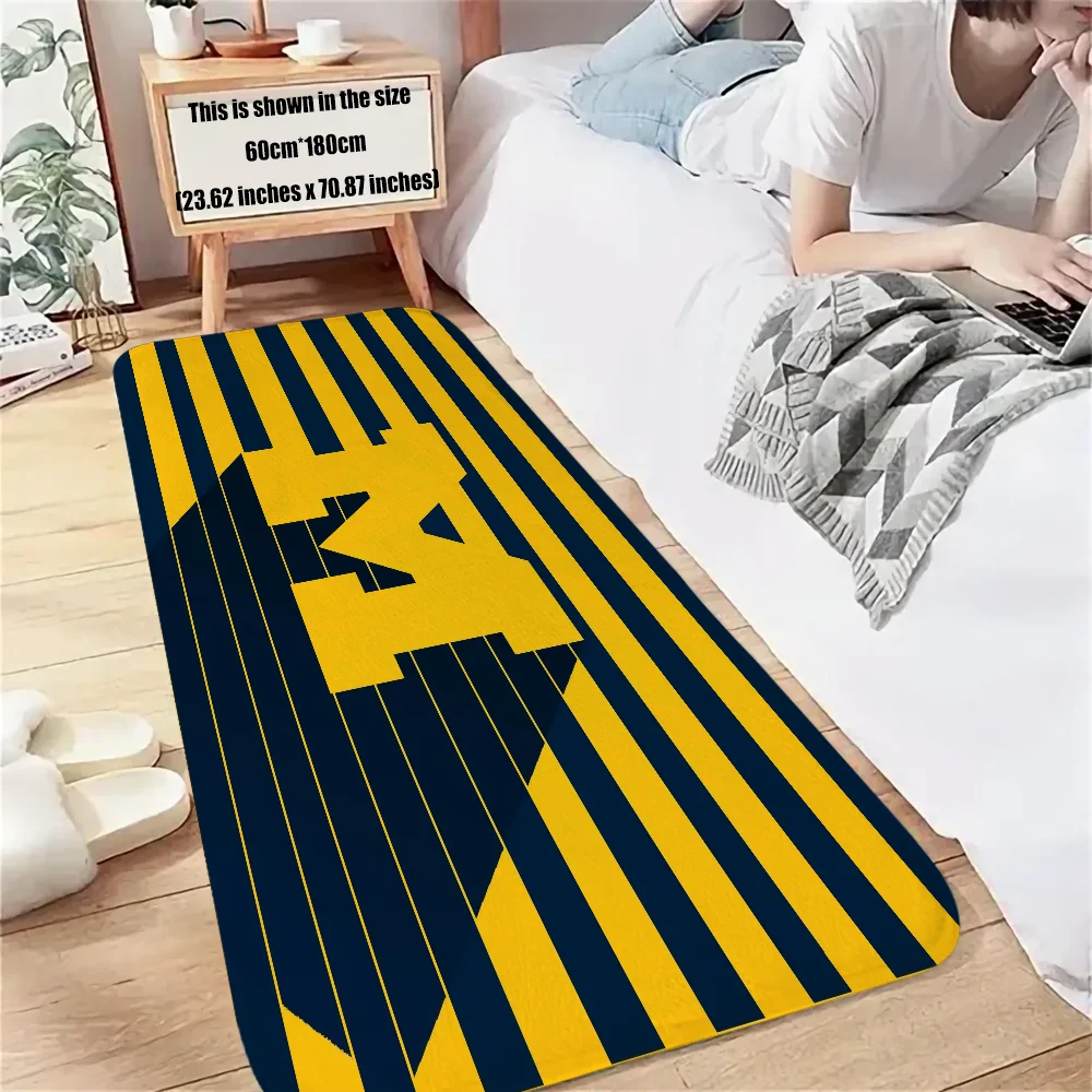 Outdoor Doormat Entrance Door House MichiganS WolverineS Kitchen Rugs Living Room Mat for Hallway on the Floor Bathroom Rug Home