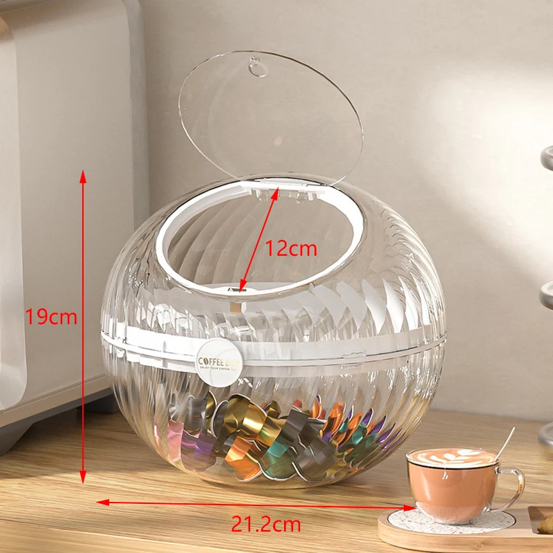 

1 шт., органайзер для чайных пакетиков, барная капсула, органайзер для кофе, настольная полка для хранения, корзина для хранения конфет и чая, пресс с крышкой