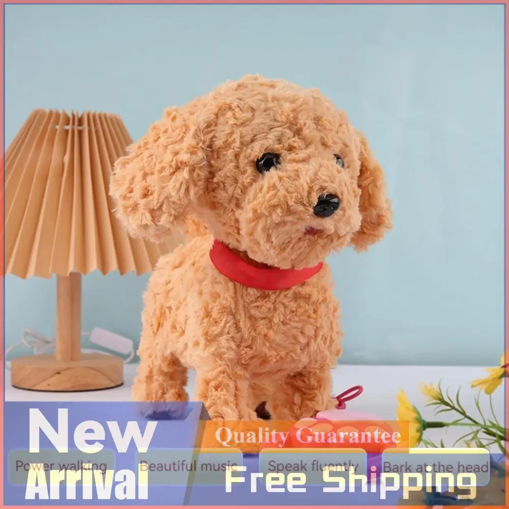 لعبة كلب روبوت إلكترونية واقعية تعمل مثل جرو حقيقي لعبة جرو روبوتية تفاعلية كلب مشي لطيف للأطفال من سن 3 إلى 6 سنوات