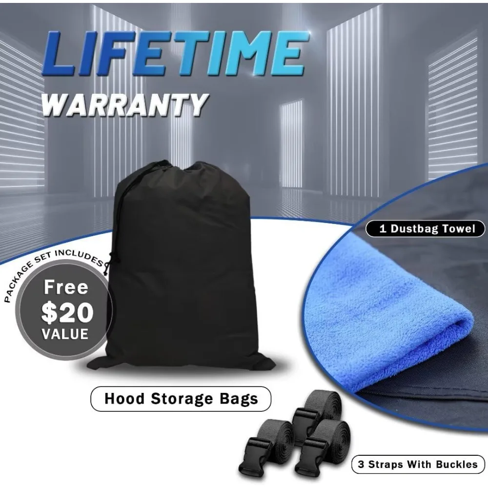 غطاء شاحنة مناسب مخصص لسرير Super Cab SB مقاس 6.5 بوصة مع سحاب باب، حماية خارجية كاملة مكونة من 12 طبقة