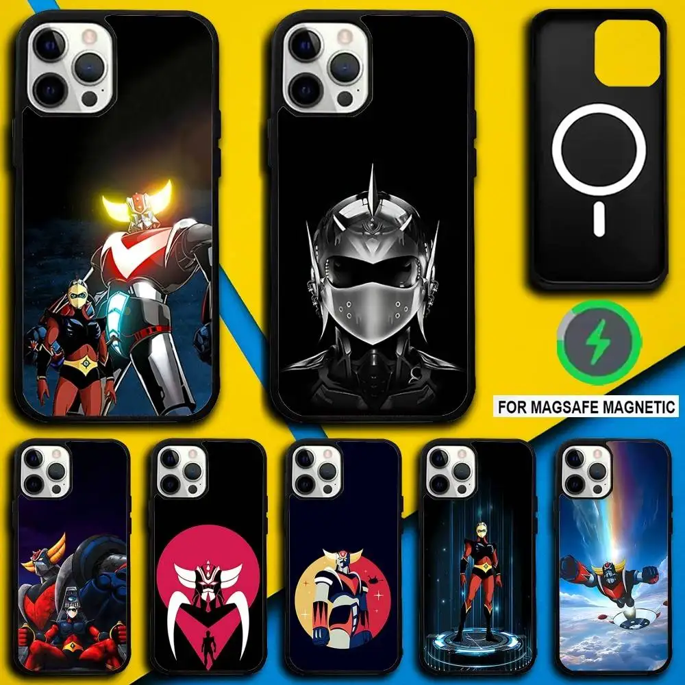 

Robot Comics G-Goldrake Phone Case For iPhone 16,15,14,13,12,11,Pro,Max,Plus,Mini,SE4,E Magnetic Magsafe Wireless Charging