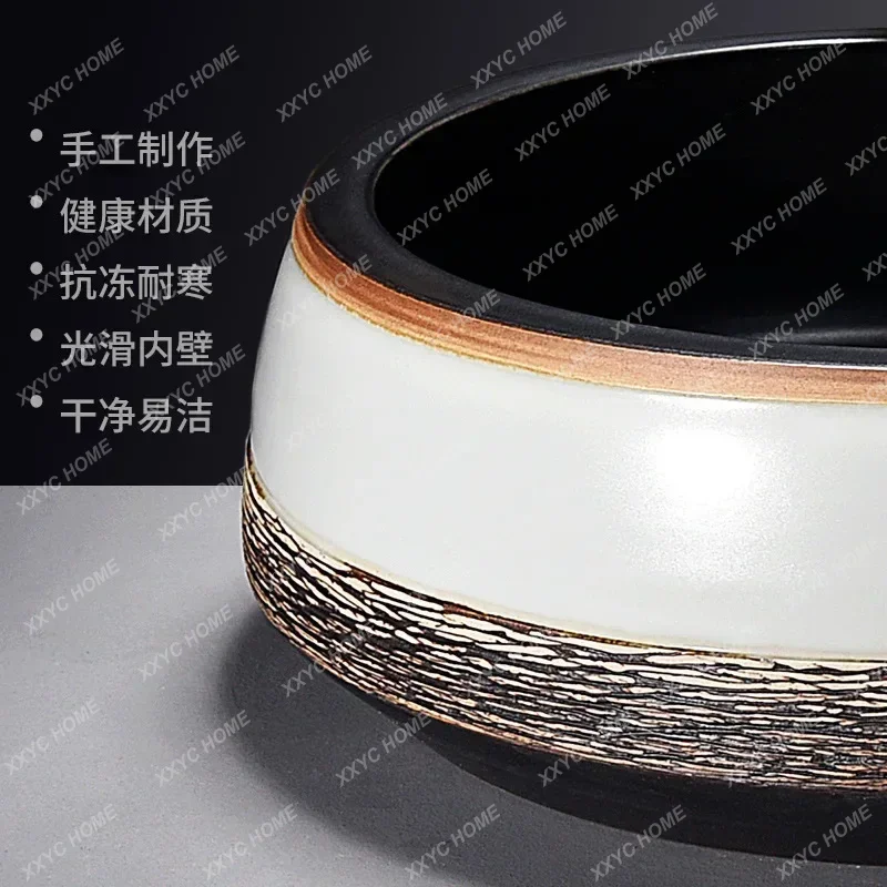 Antique Wash Basin Table Basin Retro Ceramic Washbasin Bathroom Art