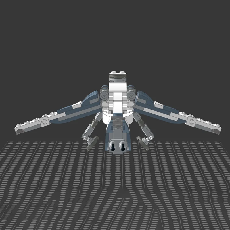 154pcs MOC Star Battle Mini Dropship Model Building Blocks Construction Festival Gifts Toys DIY Idea Education Brick Birthday