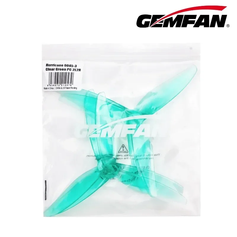 Gemfan 6045 7050 3-Blade Propeller 6/7 inch FPV Drone, Hurricane PC Lange afstand Freestyle Multirotor Props Acessorios RC
