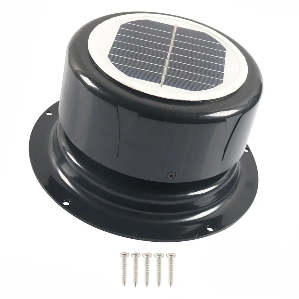 1PCS Solar-Powered RV Ventilation Fan With Mounting Screws For RVs And Motorhomes Planet-Friendly/Silent/Efficient Exhaust