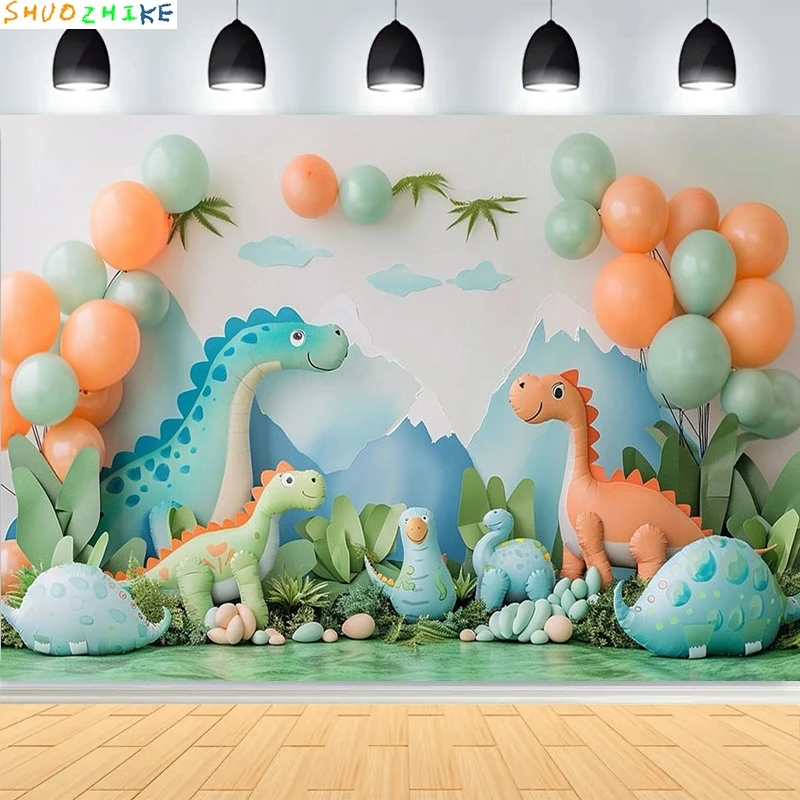 

Baby Shower Happy Birthday Party Photography Backdrops Newborn Kids Air Balloon Princess Tropical Jungle Photo Background BB-37