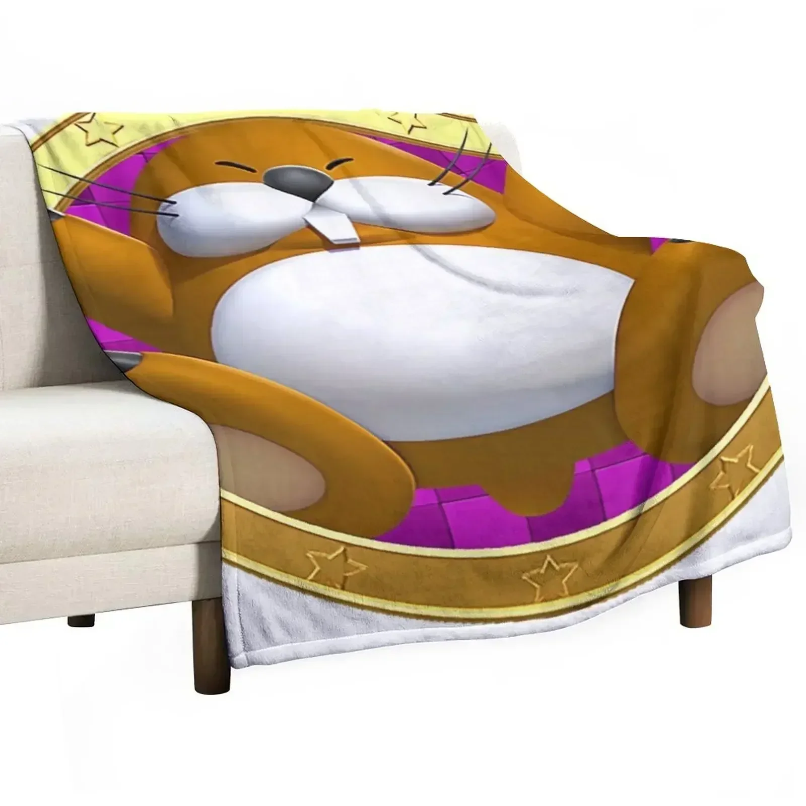 

Monty Mole Throw Blanket Cozy Sofa Blanket for TV Watching Napping