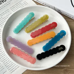 France, Korea candy-colored wavy bangs duck beak clip French senior feeling black side Bobby Pin