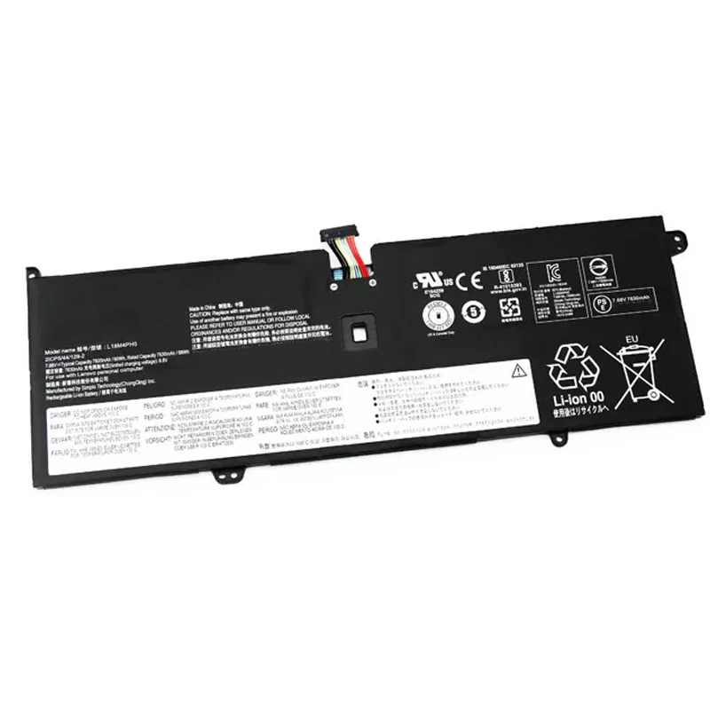 L18C4PH0 7.68V 60Wh 7820mAh Laptop Battery For Lenovo Yoga C940 14IIL 81Q9 2ICP5 44 129-2 L18M4PH0