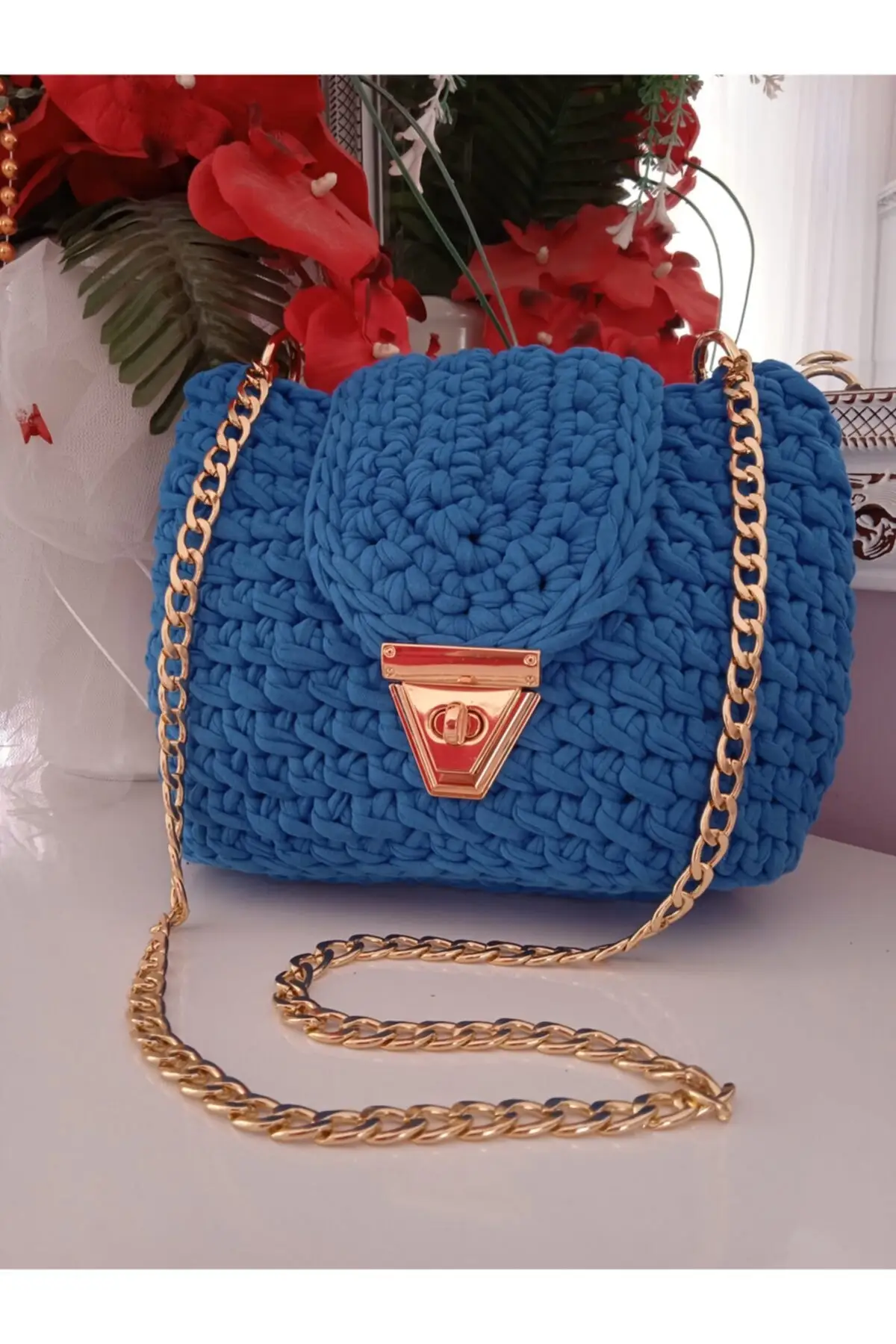 Uras Mesh Bag Women bag Shoulder Bag Handmade