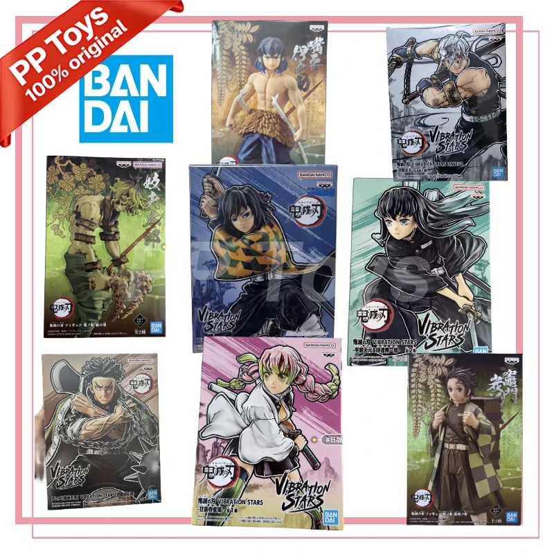 

In Stock Bandai BANPRESTO Demon Slayer Vibration Stars Tomioka Giyuu Desktop Cute Doll Anime Figures Toys Model PVC Collectible