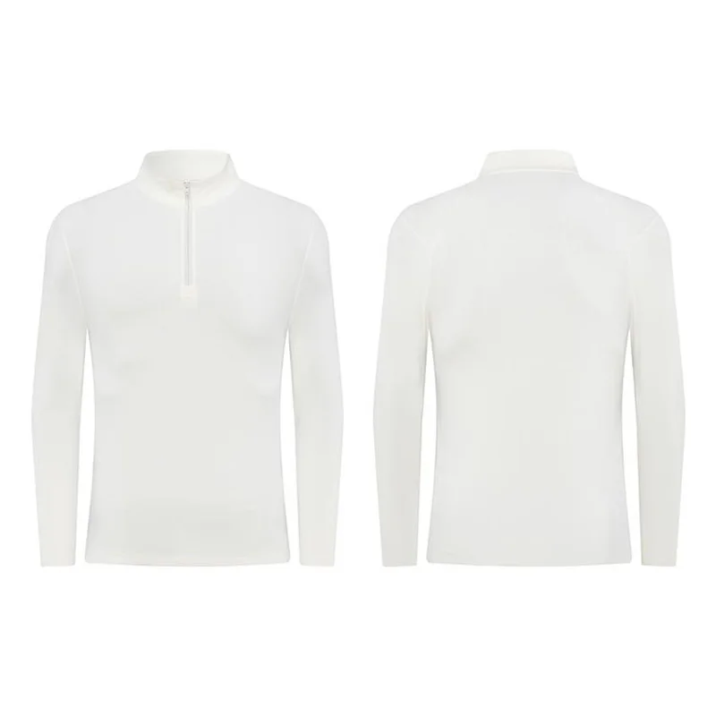 سترة CYOLO الرياضية ذات الربع العادي بسحاب للجنسين بأكمام طويلة 89% بوليستر 11% سباندكس مادة ناعمة قابلة للتمدد سترة تدريب كرة القدم #5