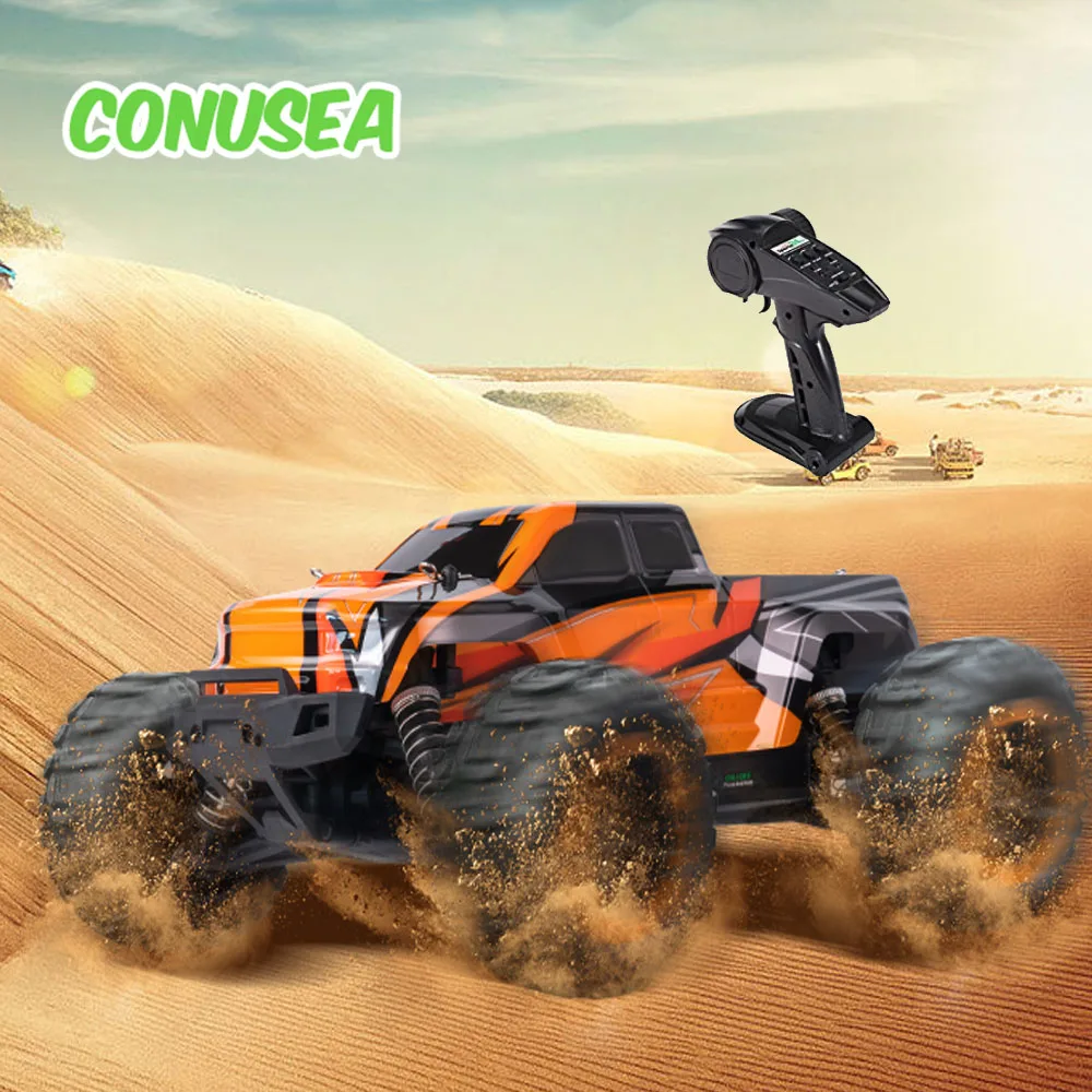 

1/16 4WD Rc Offroad Автомобиль с дистанционным управлением Багги Бесщеточный сильный вождение Открытый электрический гоночный грузовик для мальчиков и взрослых