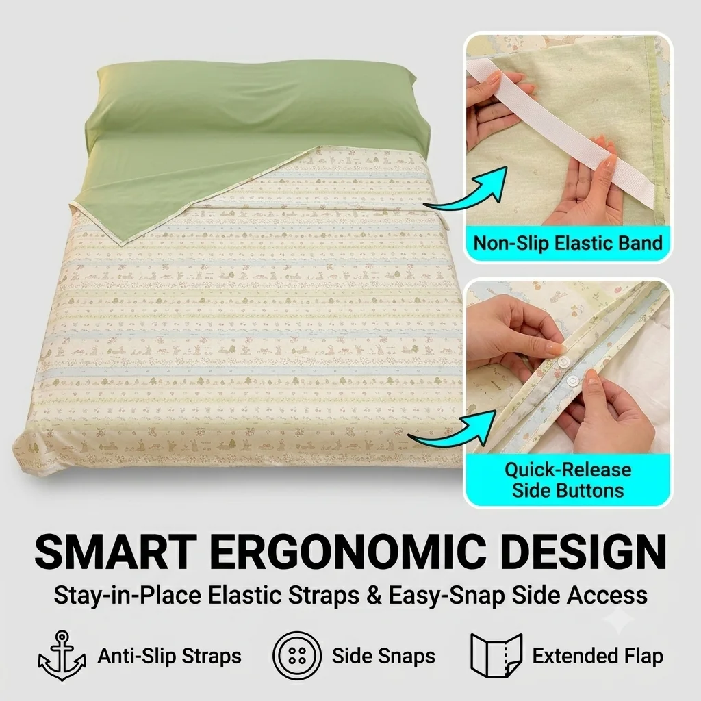 All-in-one Pure Cotton Hotel Travel Sleeping Bag Compact Anti-Dirty Hotel Bed Sheet Soft Breathable Travel Sheet Liner