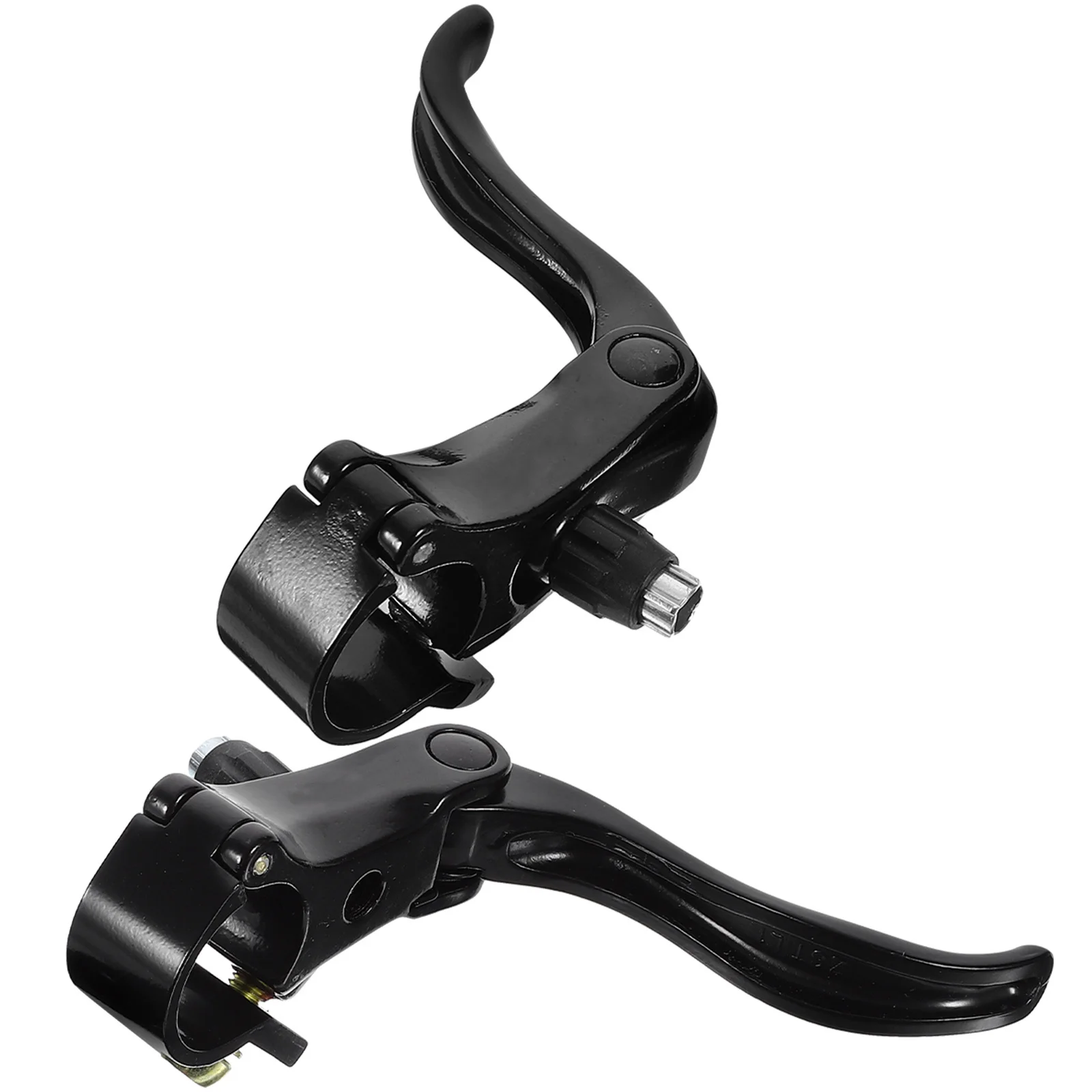 

1 Pair Brake Levers 22.2Mm 24Mm Black Aluminum Alloy Lightweight Durable Bike Brake Handle For Fixed Gear Cycling