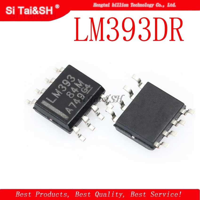 50 sztuk LM393DR LM393 SOP8 SOP LM393DT LM393DR2G SMD nowy oryginał