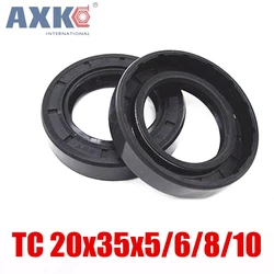 10pcs AXK  TC 20x35x5 20x35x6 20x35x8 20x35x10 NBR 20x35 Skeleton Oil Seals AXK  high-quality Seals Radial shaft seals