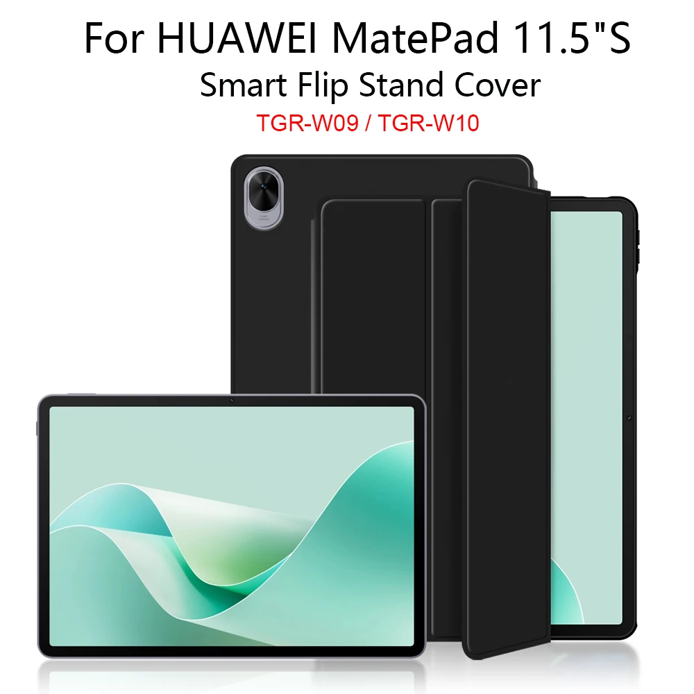 

Чехол для HUAWEI MatePad 11,5 дюйма S, откидная подставка, ПУ защитный чехол для MatePad 11.5S 11,5 S TGR-W09 W10, противоударный чехол для детского планшета