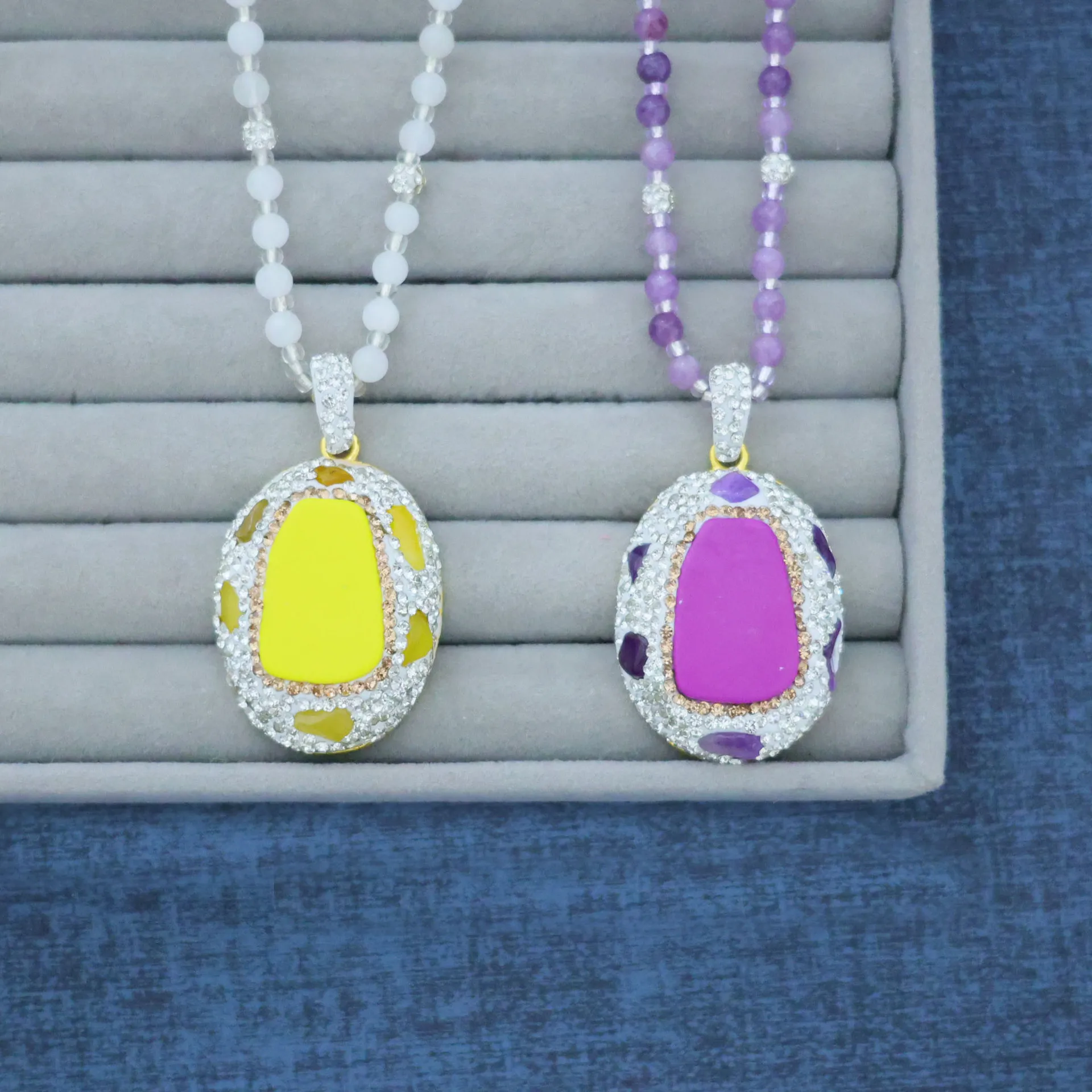 New product original European and American cross-border handmade design simple style women's pendant jewelry necklace niche high