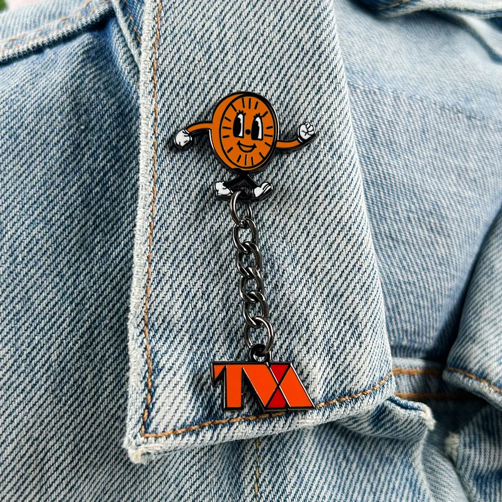 Miss Minutes TVA Enamel Pin Sci-fi TV Series Loki-Season 2 Badge Christmas Decorative Holiday Gift Souvenirs