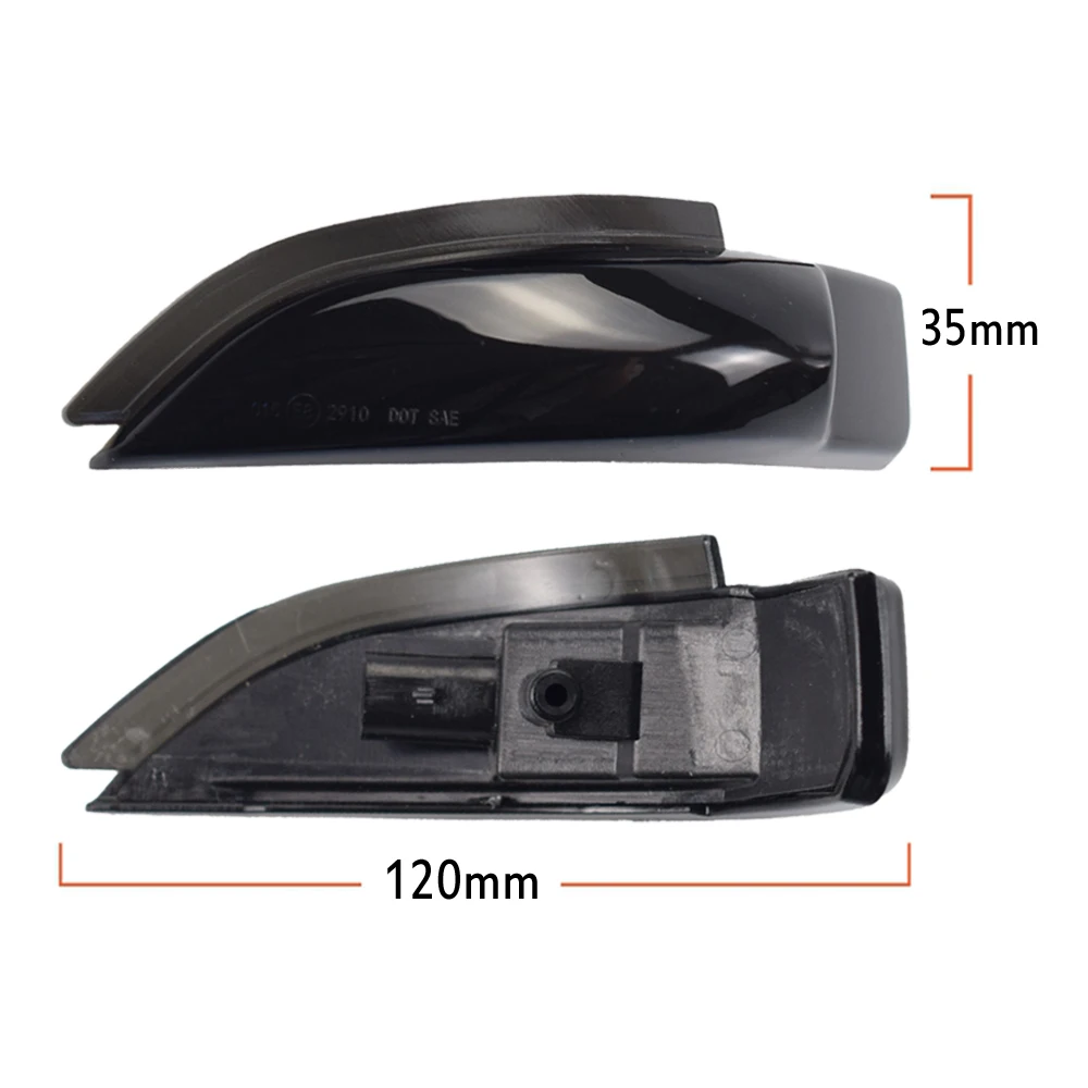2pcs Water Blink Dynamic Flowing Side Mirror LED Turn Signal Light