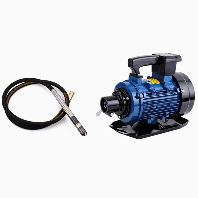 Concrete Vibrator 380V, Insertion Type Cement Vibrating Poker for Construction Site Single/Three Phase
