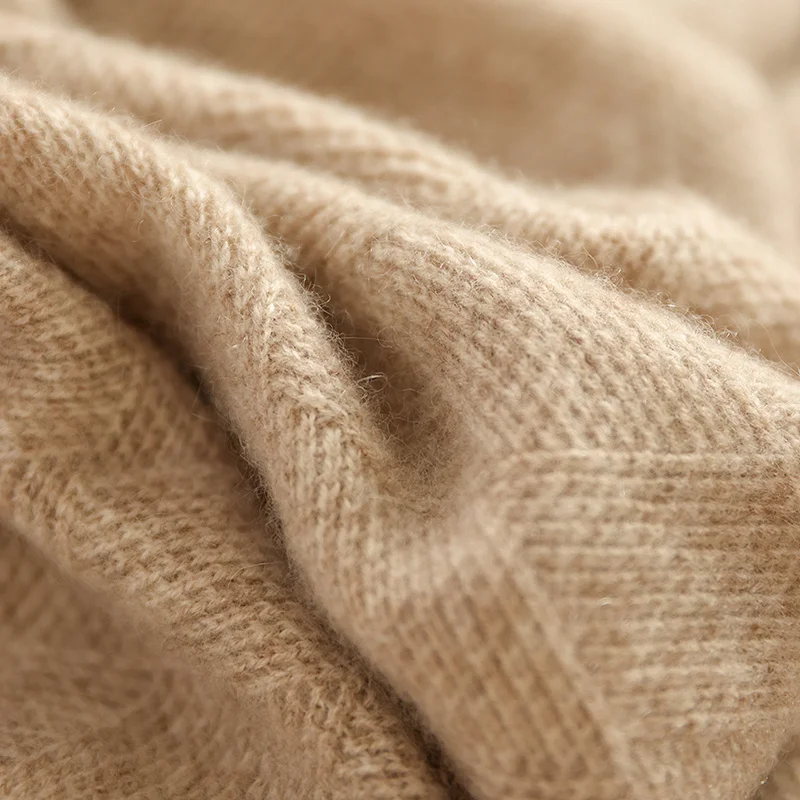 Sweater Kasmir Pria Berkualitas Tinggi 2025, Sweater Kerah Bulat Klasik, Lembut dan Nyaman, Kasual Bisnis, 100% Kasmir Pullover