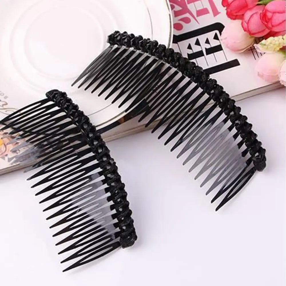 Eleganter Haargummi für Mädchen, Haarband, Haarnadeln, Haarklammern mit Kristallen, Damen-Haarkamm, koreanische Haarspangen, Mädchen-Ponyklammer. – Detail 1