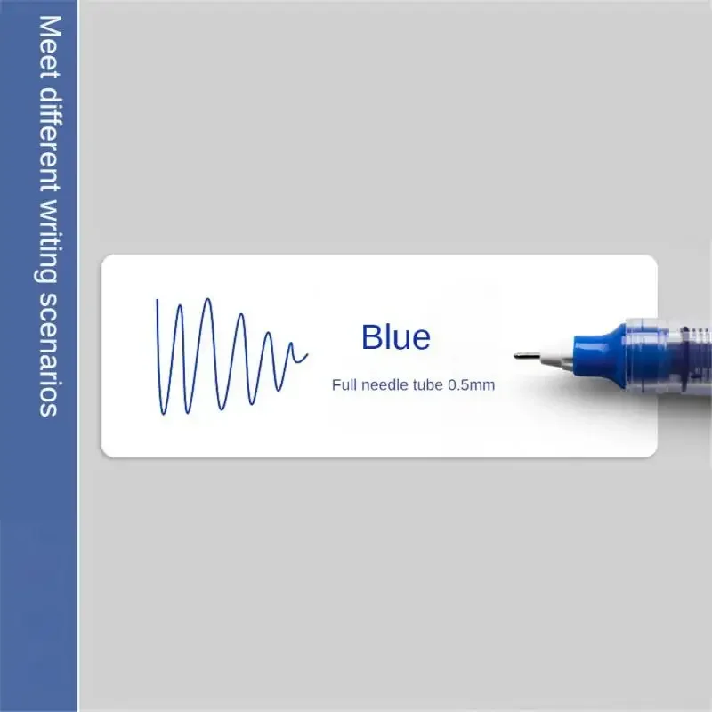 Bolígrafo de firma de examen, tinta azul de 0,5mm, bolígrafos de Gel de alta capacidad para escribir, suministros de papelería para escuela y oficina