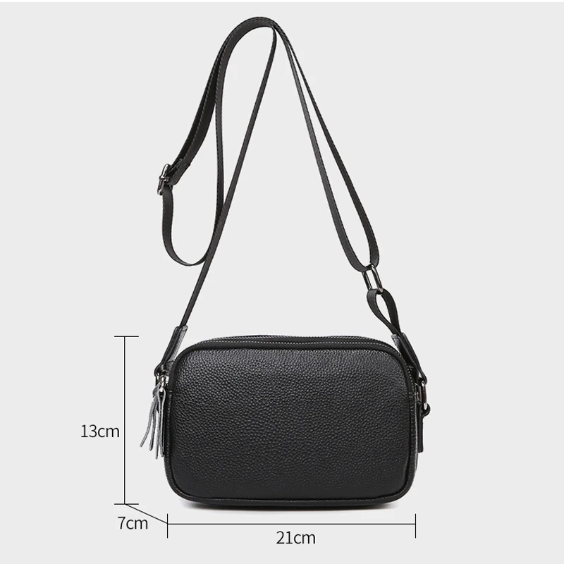 Men\'s Genuine Leather Bag Shoulder Bag Business Messenger Crossbody Bag Large Capacity Male Casual Handbag Cowhide Bag