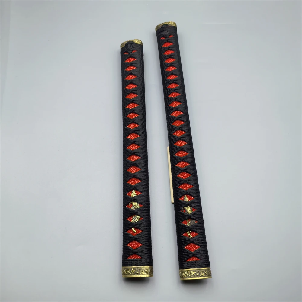 35cm.40cm Exquisite Nice High Quality long Handle Tsuka Brass Fittings For Japanese Sword Katana DIY Accessory