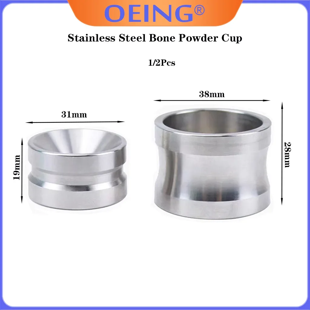 Dental Bone Meal Mixing Bowl Dentistry Implant Instrument Mixing Bowl Stainless Steel Bone Powder Cup Dentist Tools Lab Supplies