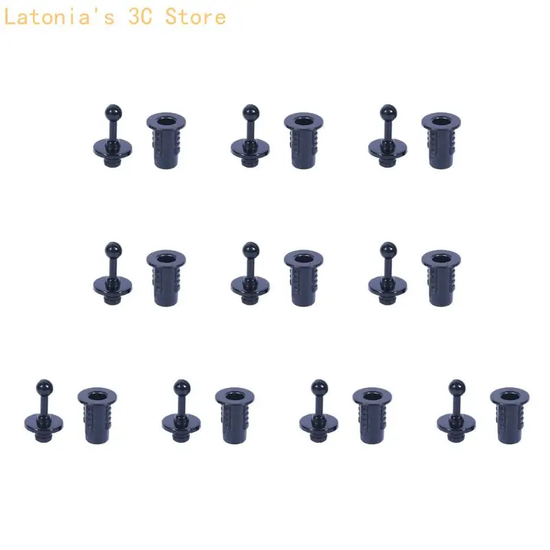 Set mit 10 hochwertigen Lautsprechergitter-Befestigungselementen, DIY-Lautsprecherabdeckungsbefestigungen, Reparatur – Detail 2