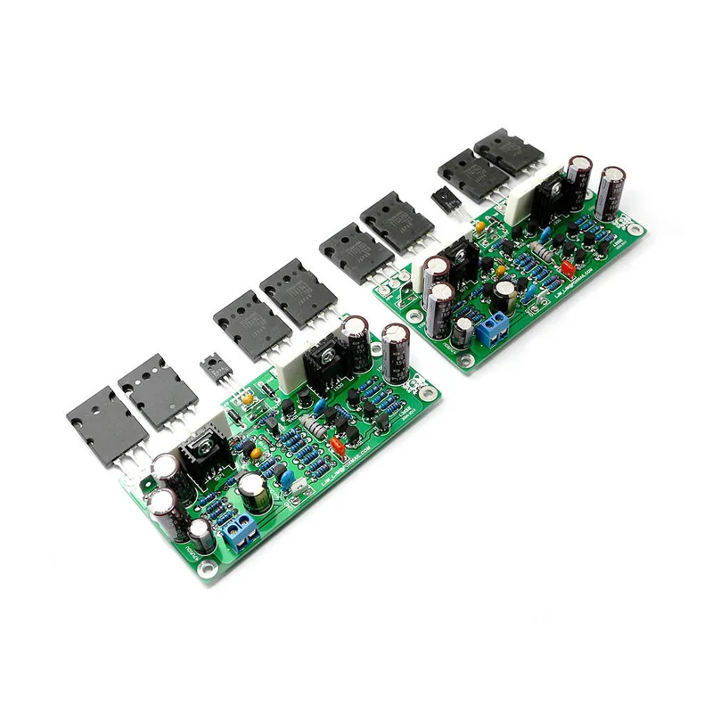 DLHiFi 2pcs LJM L20 SE L20SE 4ohm Audio Amplifier Board A1943 C5200 Stereo Dual Channels 350W Amplifier  DIY Kits Finished Board