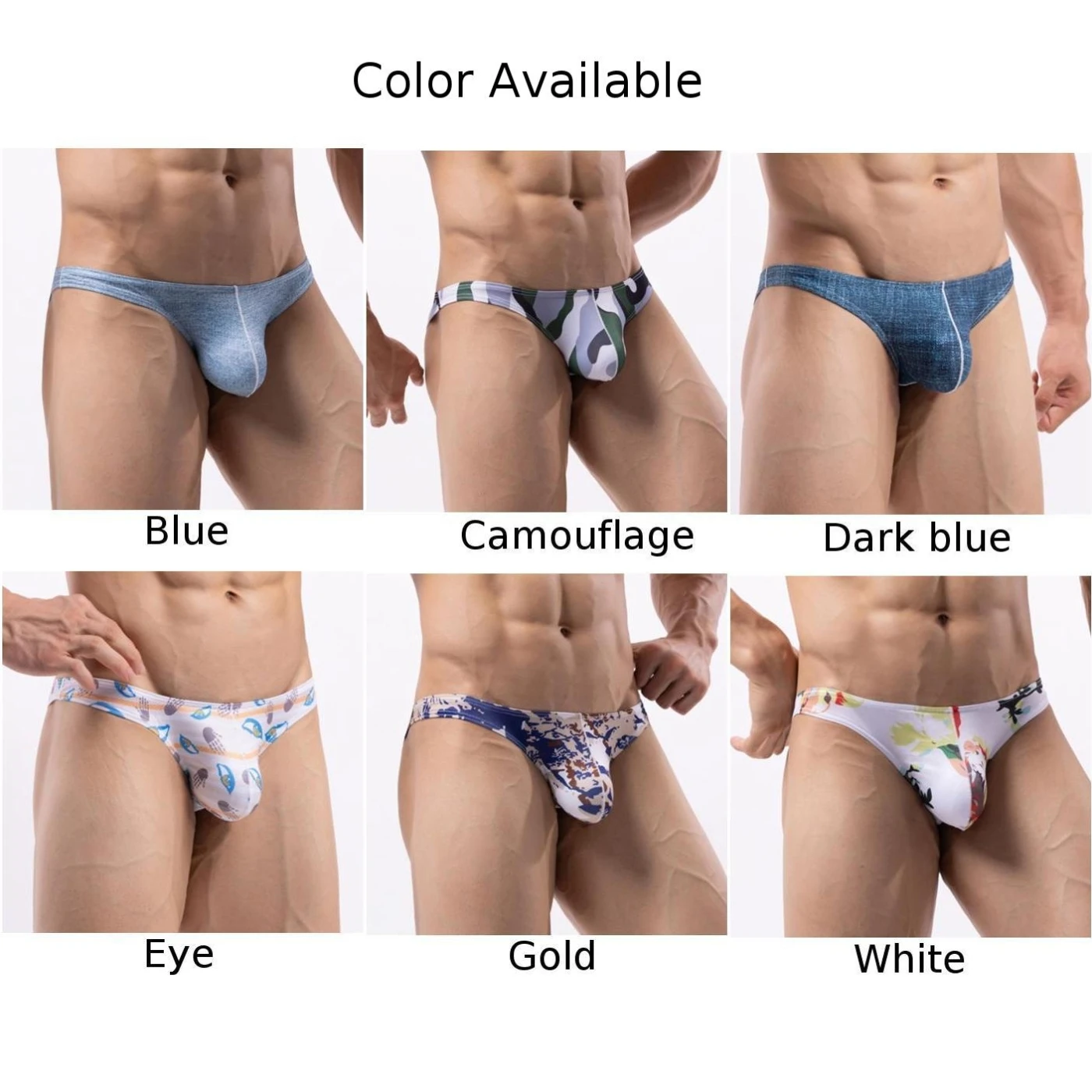 Mens Peni Big Pouch Panties Jockstrap Bikini Low Waist Soft Sexy Refreshing Panties Underwear Mens Thongs And G String