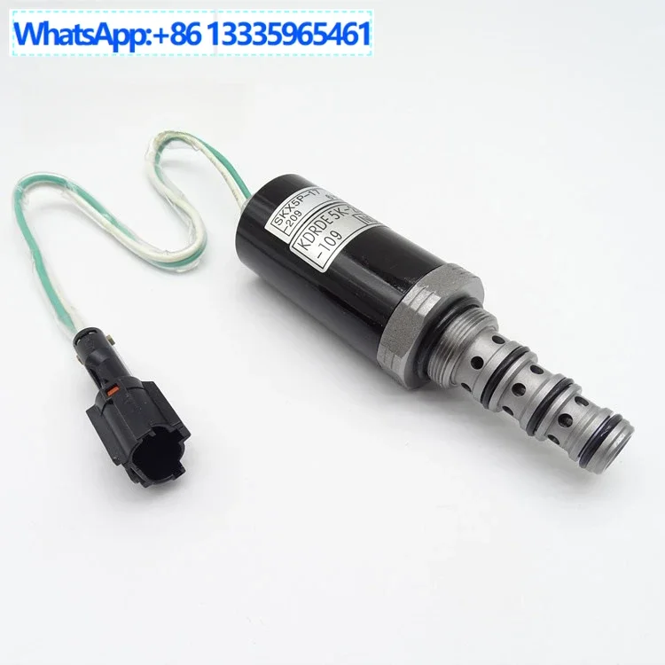 2 قطعة KDRDE5K-20/40C04-109 حفارة مضخة هيدروليكية صمام الملف اللولبي النسبي EC210 EC240 EC360 #1